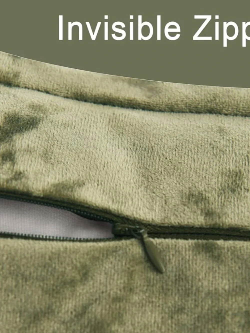 Green Velvet Euro Pillow Sham Size 26 X 26